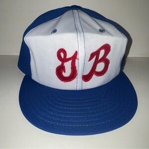 7 For All Mankind Blue and White Cap